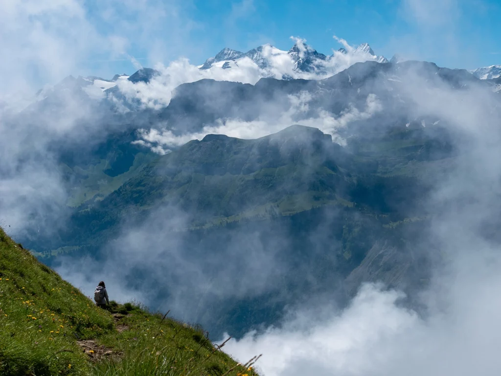 Photo d'un paysage en Suisse